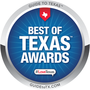 Guide to Texas: Best of Texas Awards seal